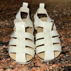 Kids White Sandals